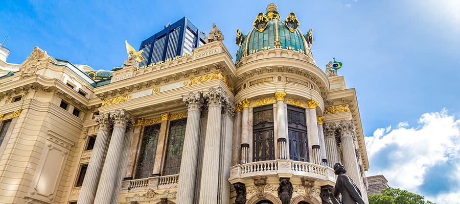 Teatro Municipal on a Rio de Janeiro Cruise