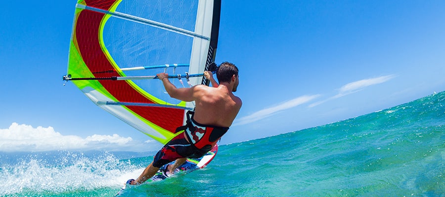 Windsurf on cruises to Safaga