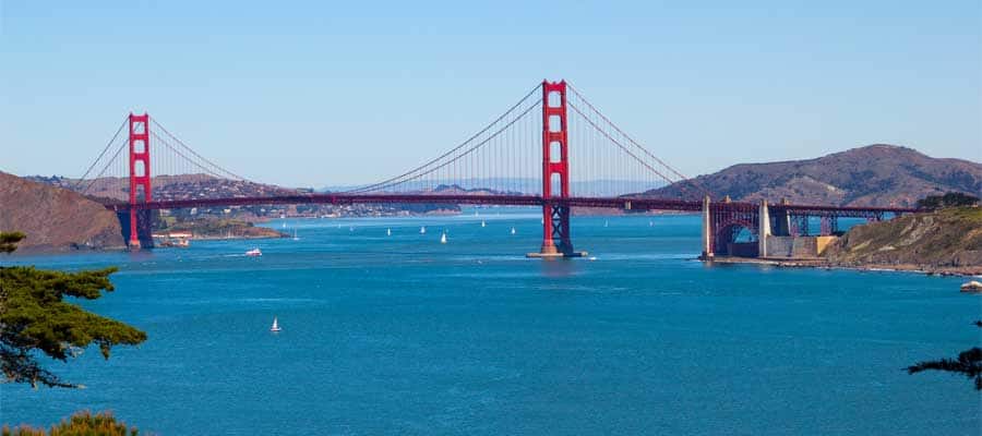 Golden Gate Bridge is a must see when cruising San Francisco