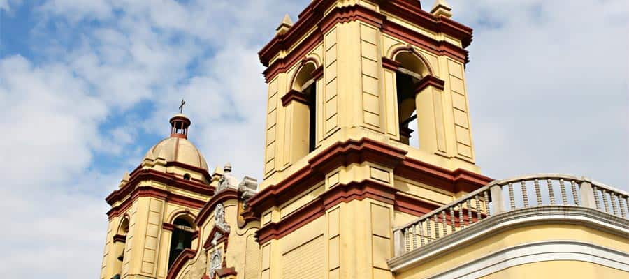 The top of a church