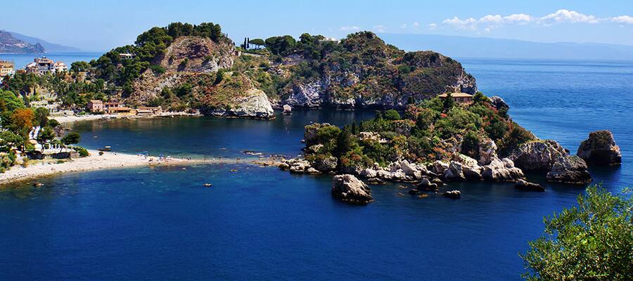 Coastline of Sicily on Taormina Cruises