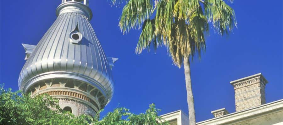 Ornate Moorish architecture on a Tampa cruise