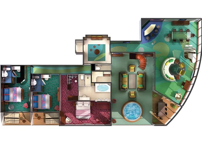 The Haven's 3-Bedroom Garden Villa Floor Plan