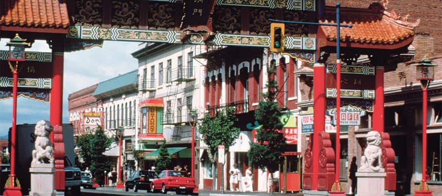 Entrance to Chinatown on your Alaska cruise