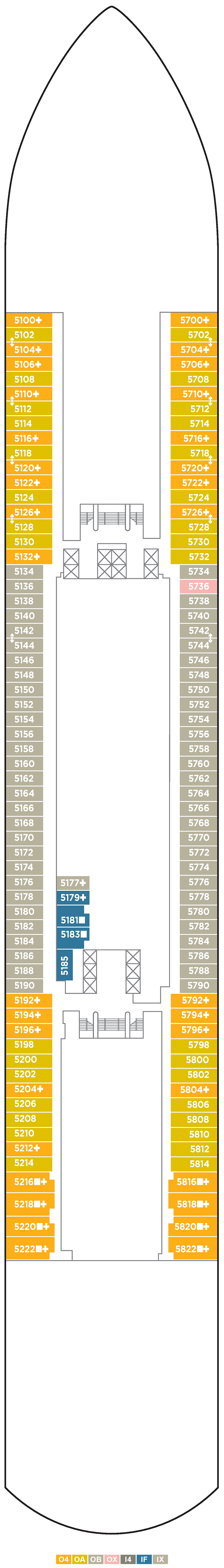 Deck 5 Deck Plan