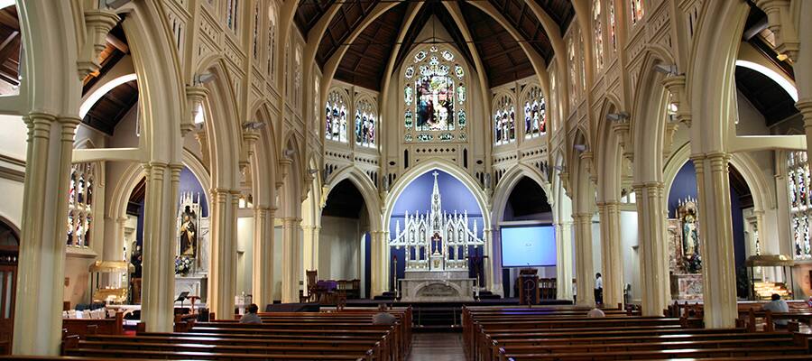 St. Mary of the Angels on a Wellington Cruises