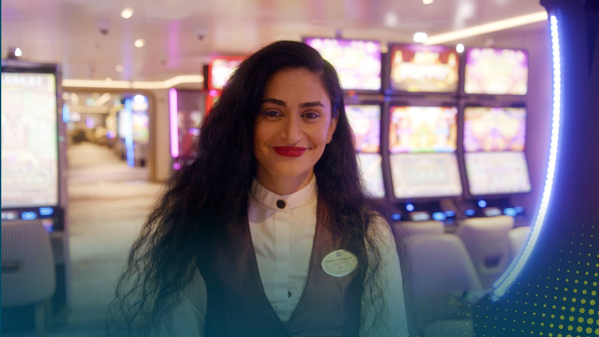 Norwegian Aqua's Casino Dealer Anano featured in NCL's Meet The Crew series.