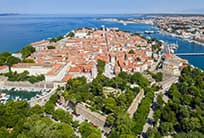 Zadar old town in Croatia