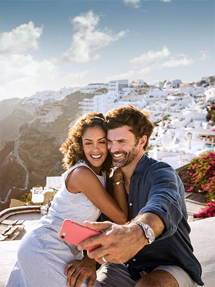 Walk through Greece's sun-bleached streets