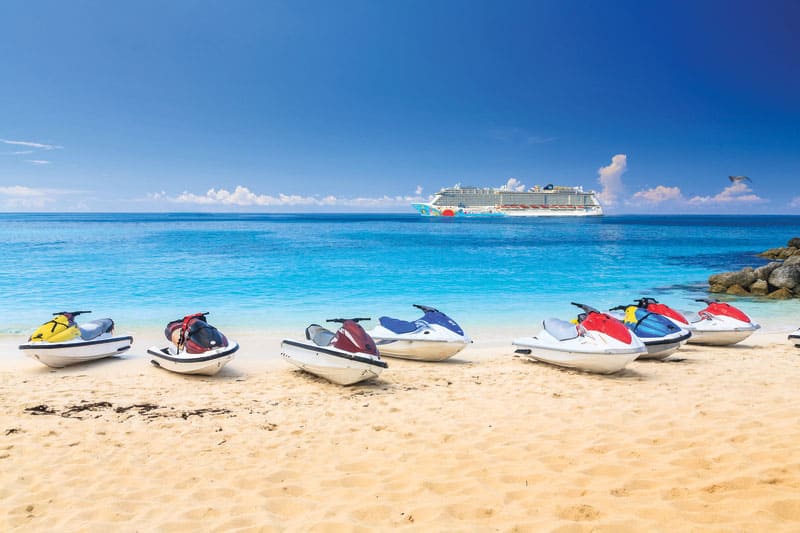 Jet Ski in The Bahamas on a Cruise