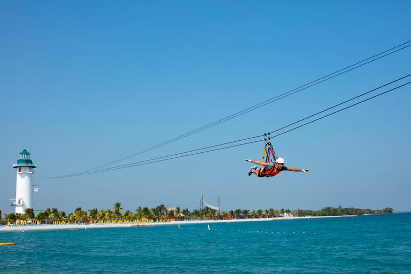 Flighthouse Zipline on Harvest Caye