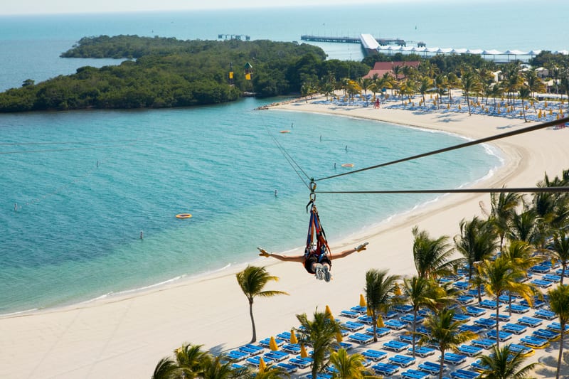 Zipline in the Caribbean