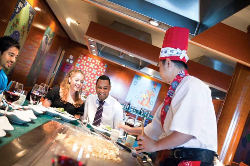 Teppanyaki on Norwegian Jewel