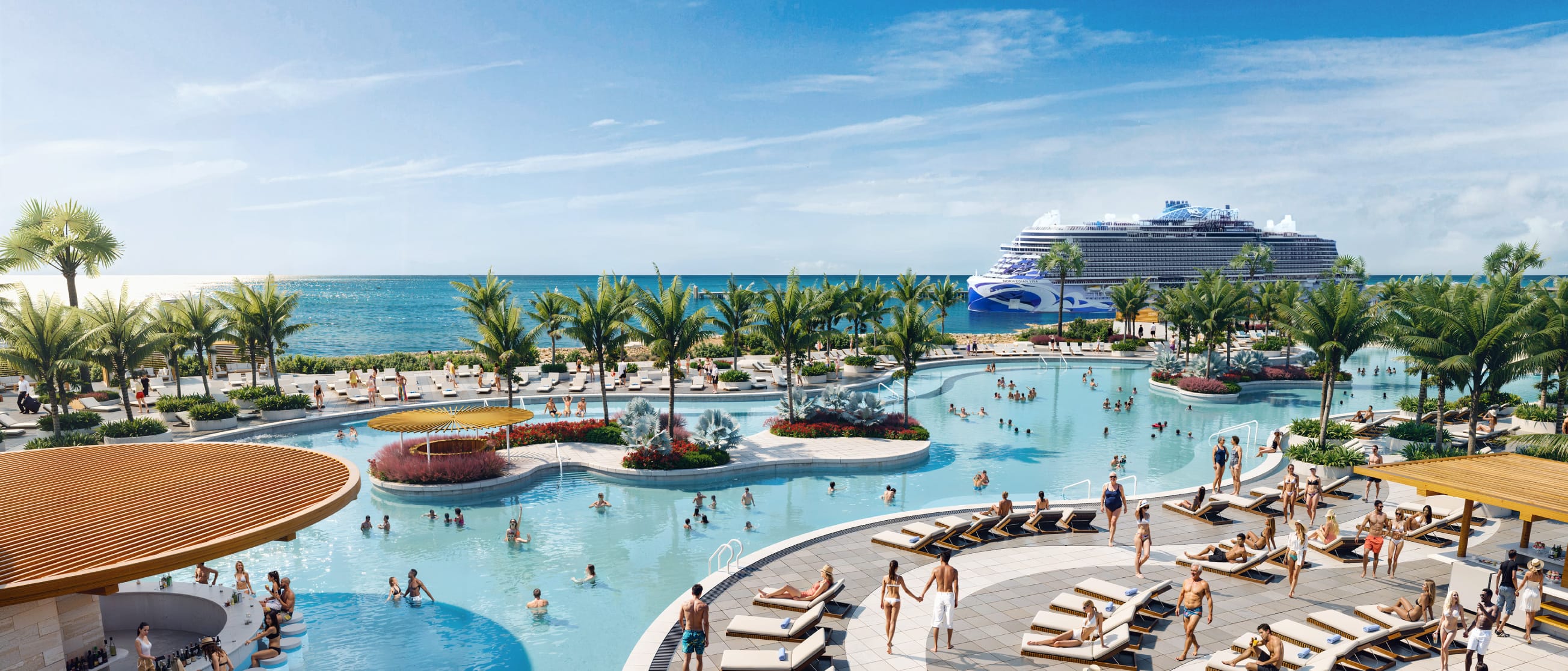 Pool the size of a cruise ship