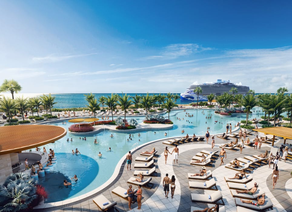 Pool the size of a cruise ship